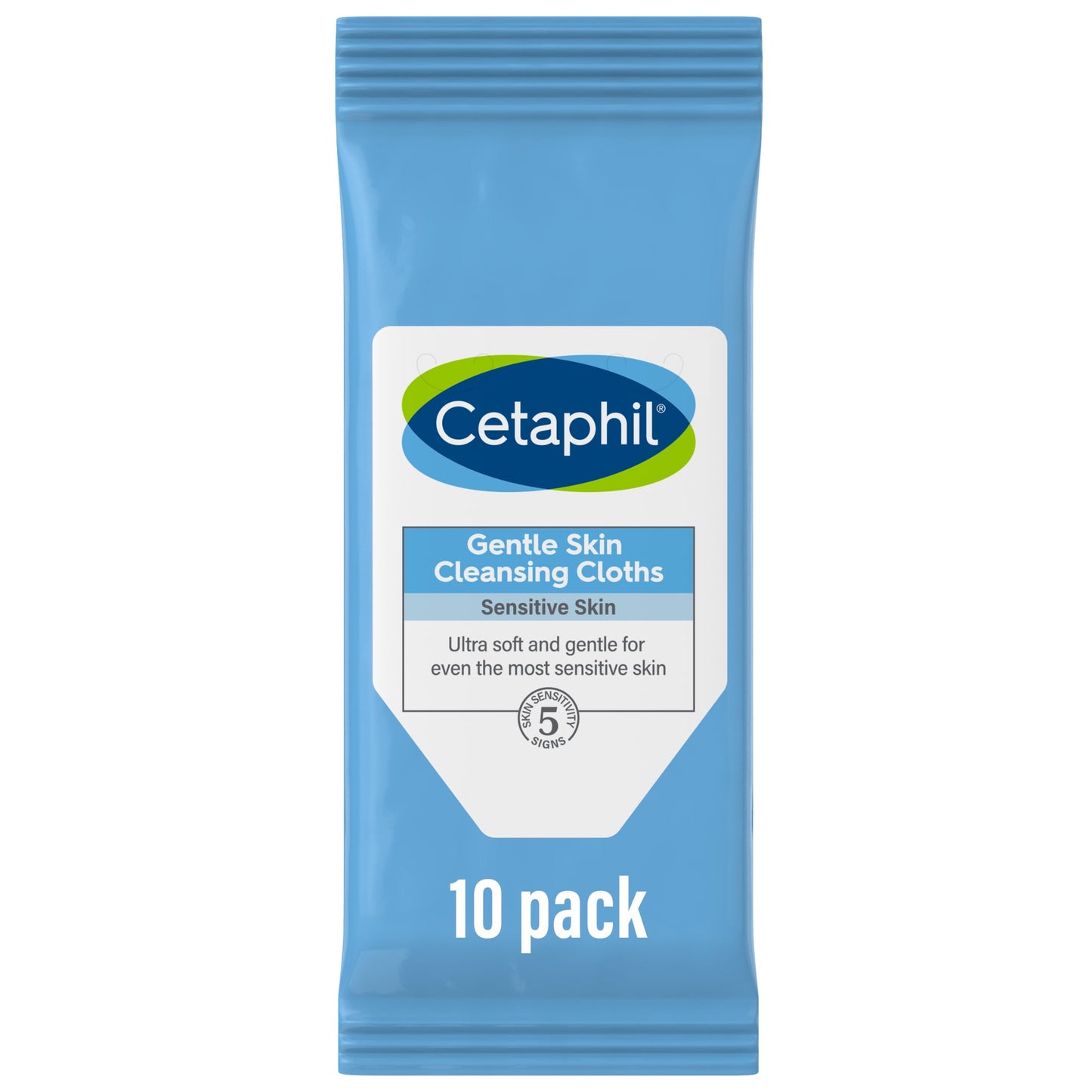 Cetaphil Gentle Skin Cleansing Cloths - Fragrance Free, 10 count