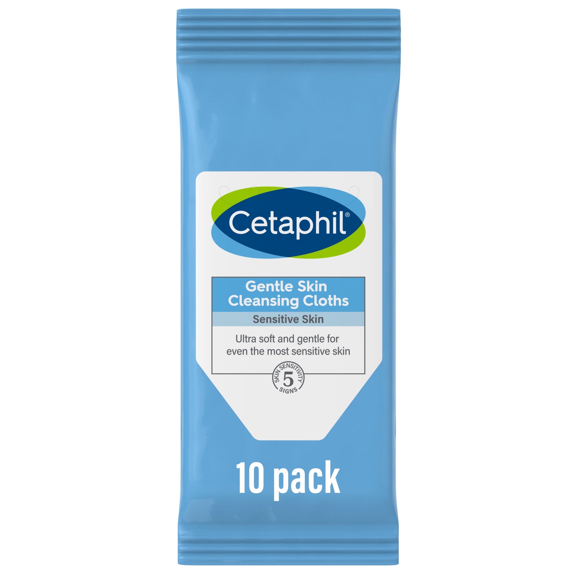 Cetaphil Gentle Skin Cleansing Cloths - Fragrance Free, 10 count