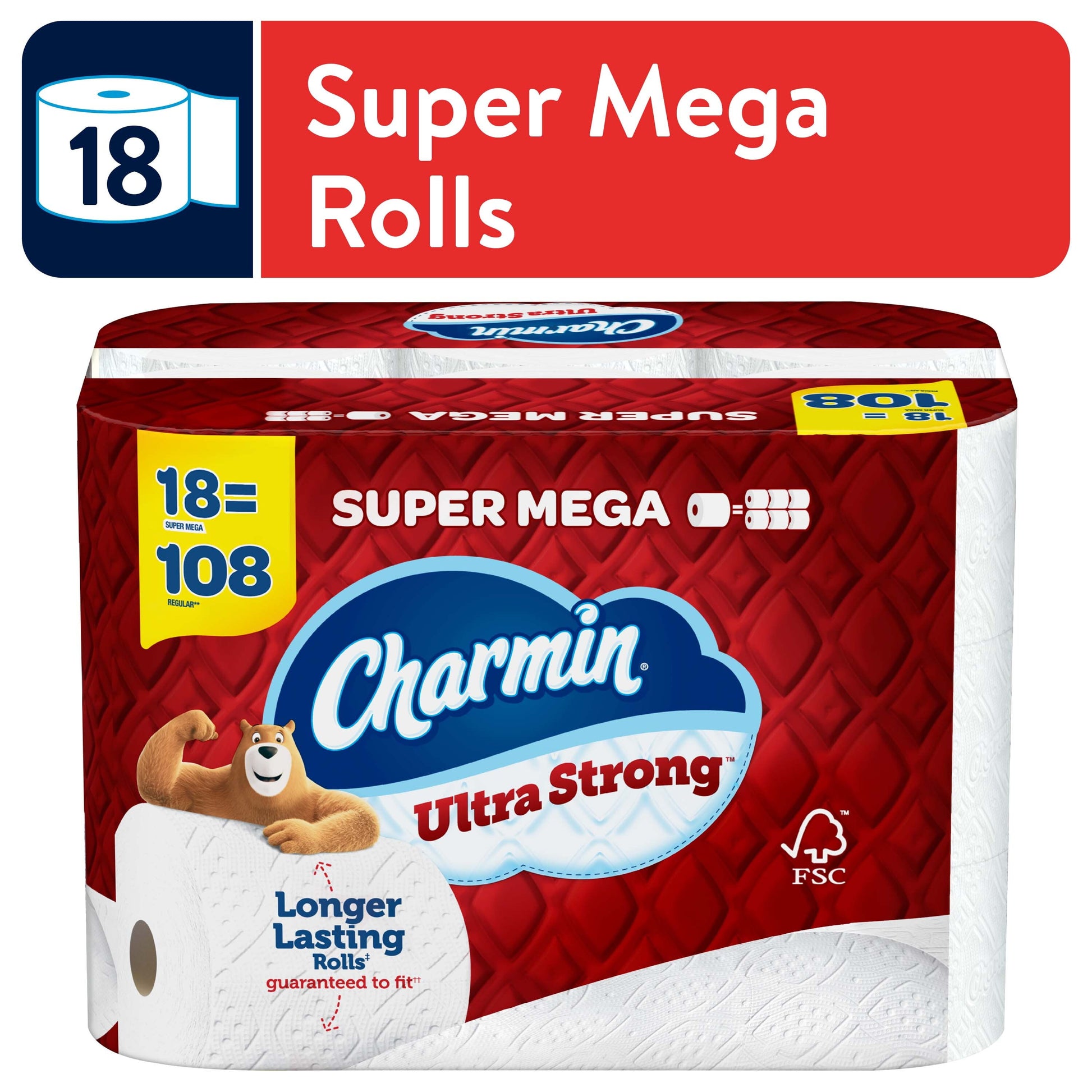 CHARMIN ULTRA STRONG 18 MG RL