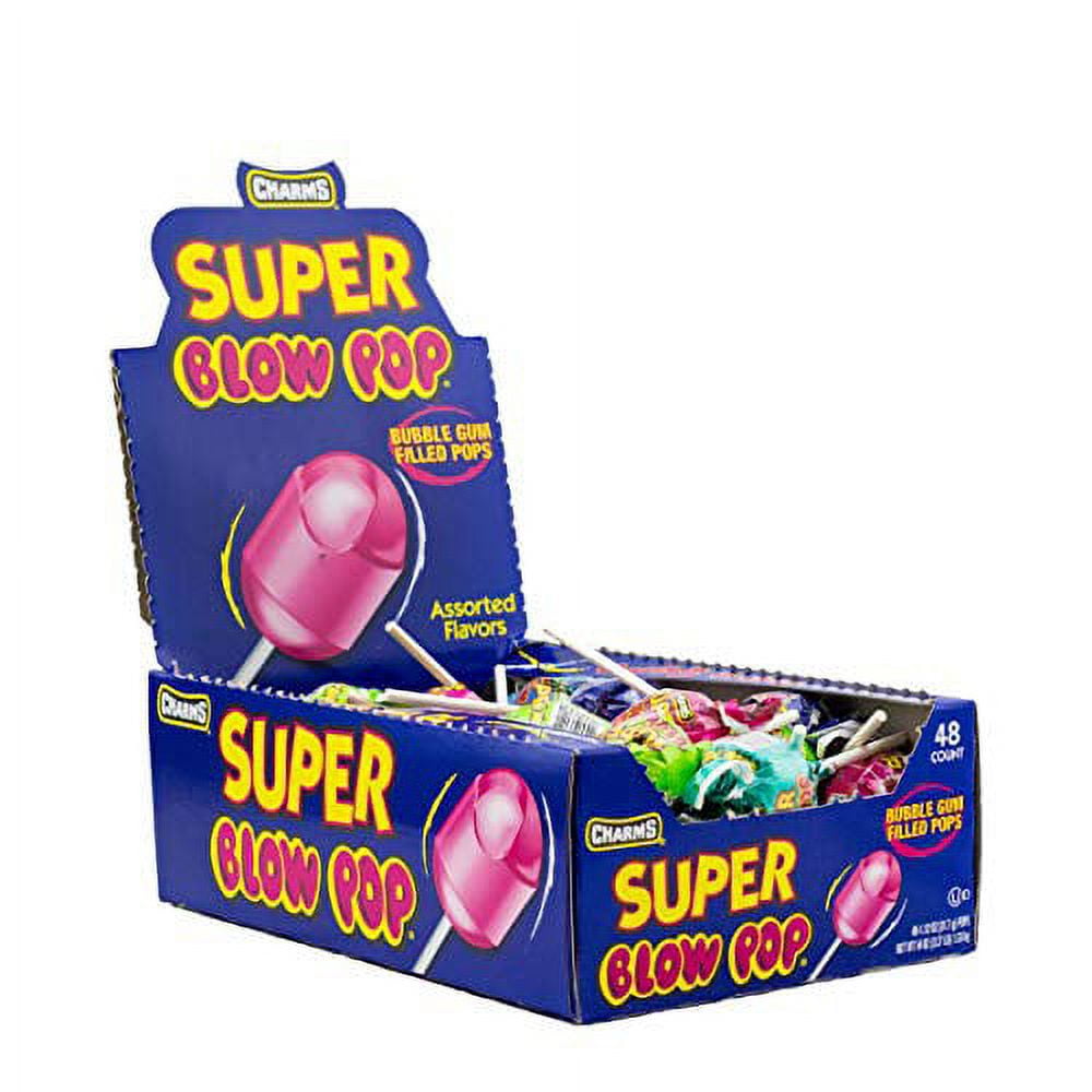 SUPER BLOW POPS 48 ASSORTED
