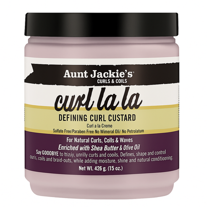 Aunt Jackies Curl La La Defining Curl Custard 15oz Jar