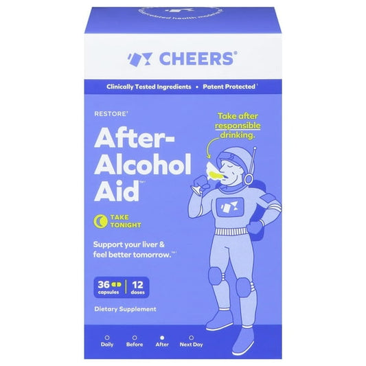 CHEERS AFTER ALCOHOL AID,RESTORE