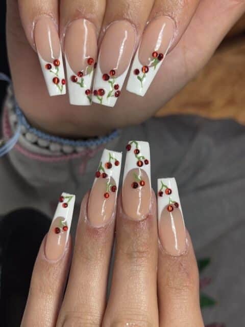 SO CHIC SHORT NAILS BLK CHERRY