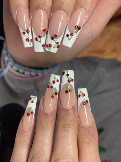 SO CHIC SHORT NAILS BLK CHERRY