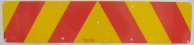 RAINBOW CHEVRON 7" PLATE 8CT