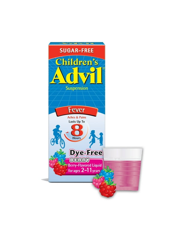 ADVIL CHILD FRUIT 100MG-5ML SUS 4OZ