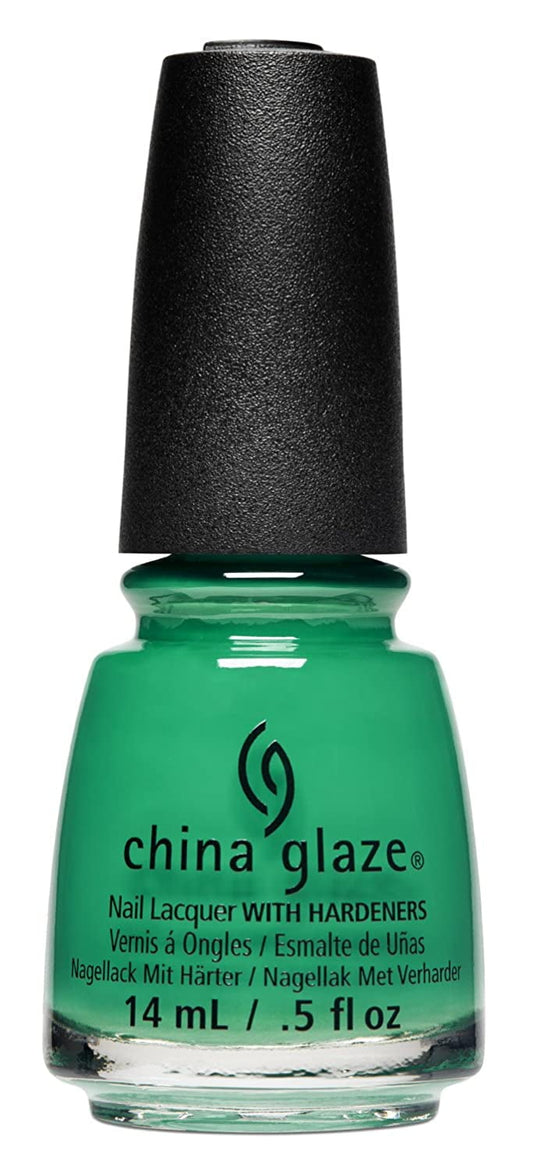 china glaze Nail Lacquer, Glossy Finish - Emerald Bae