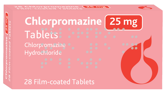 CHLORPROMAZINE TB 25MG 10X10UD