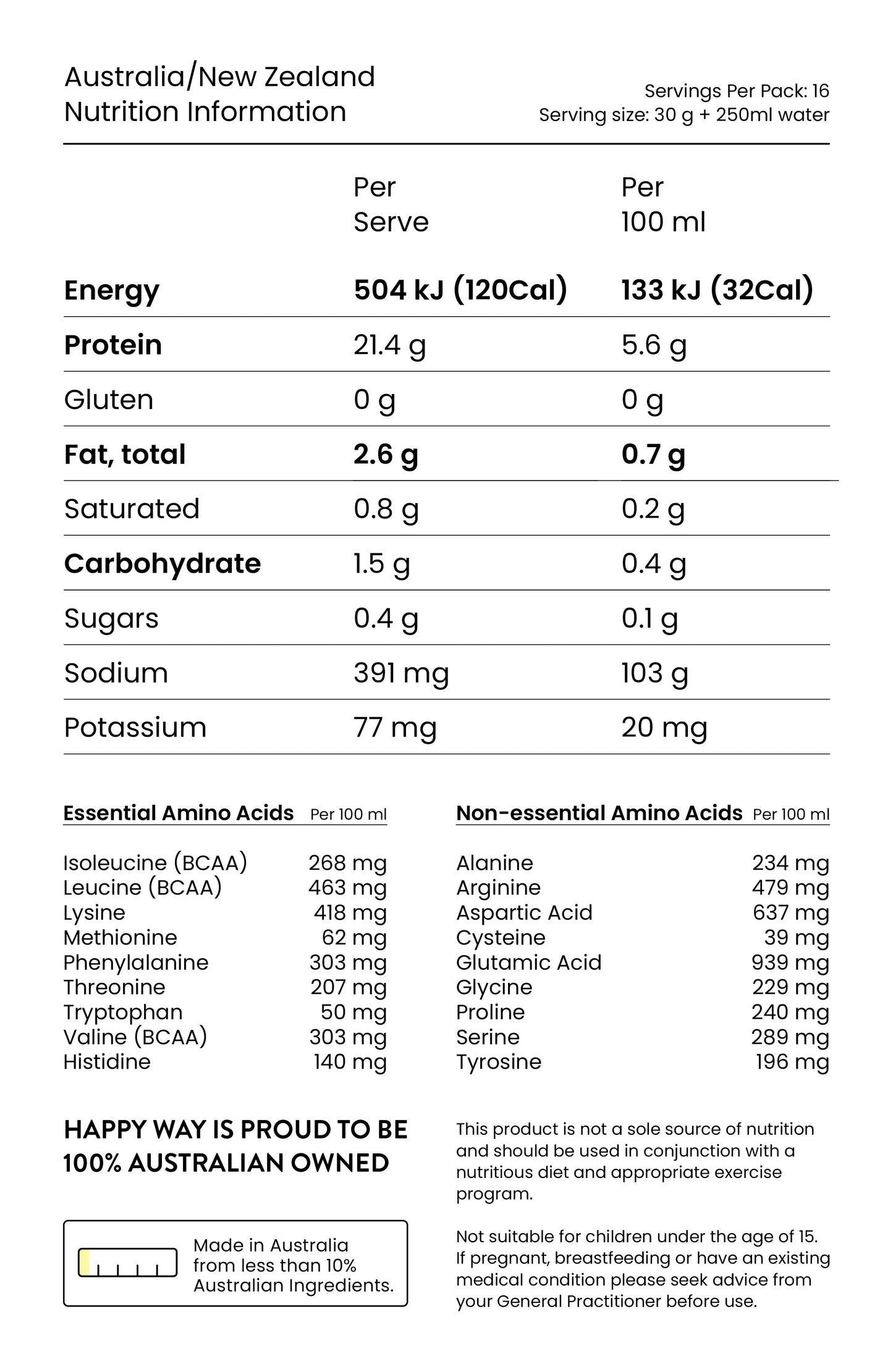 PEA PROTEIN PW 533GM CHOC G/F