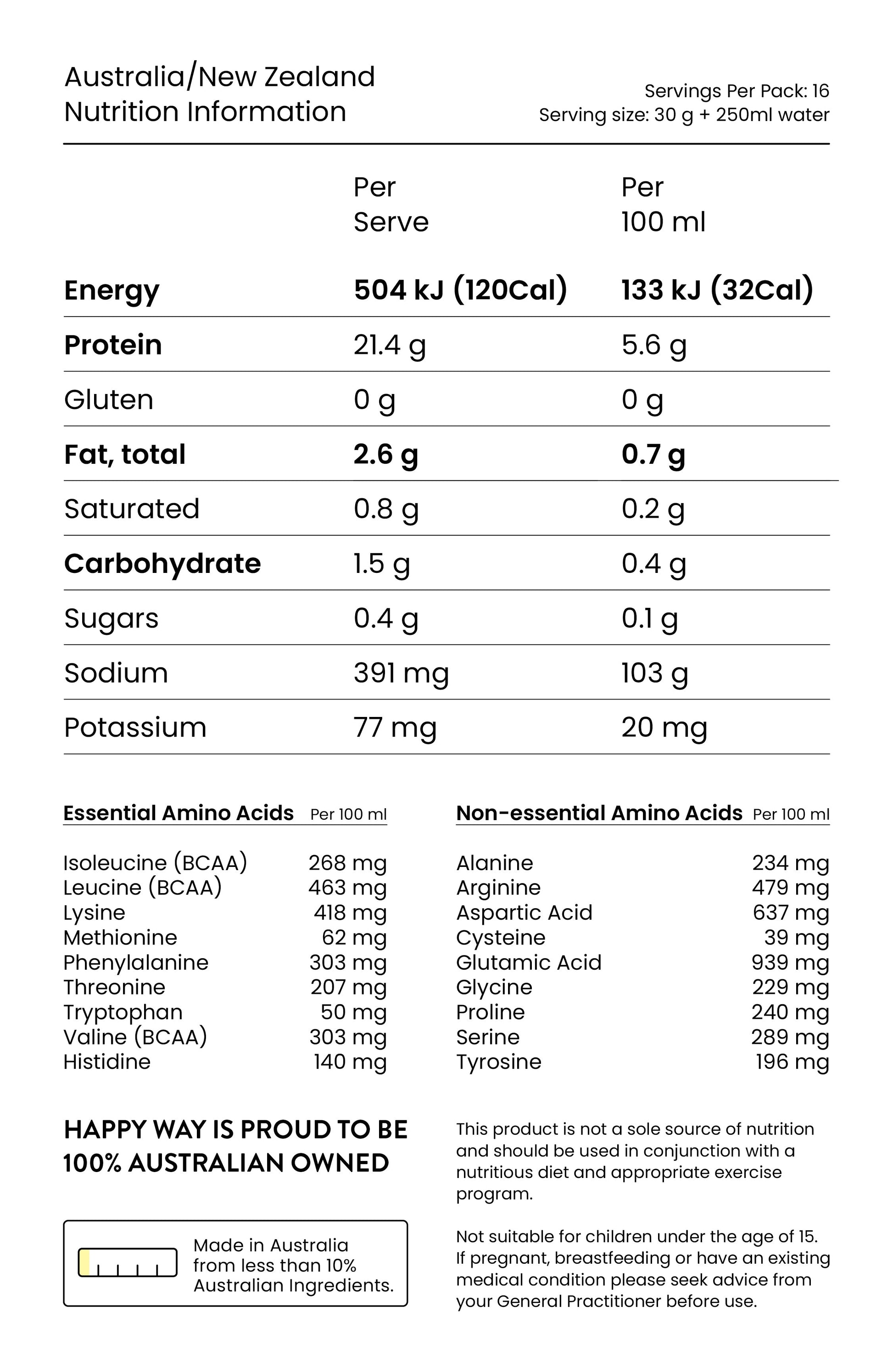 PEA PROTEIN PW 533GM CHOC G/F