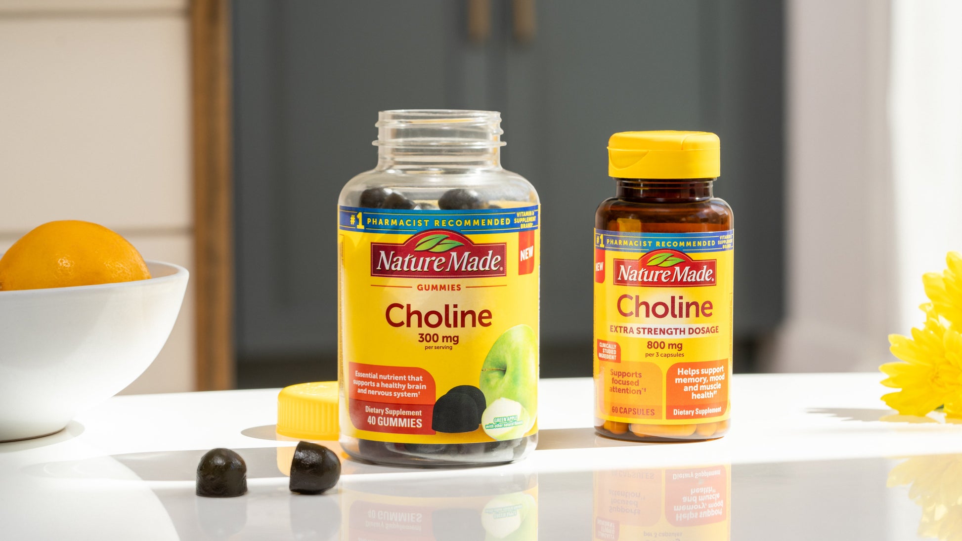VITAMIN CHOLINE 300 MG GMY 40 NAT MADE