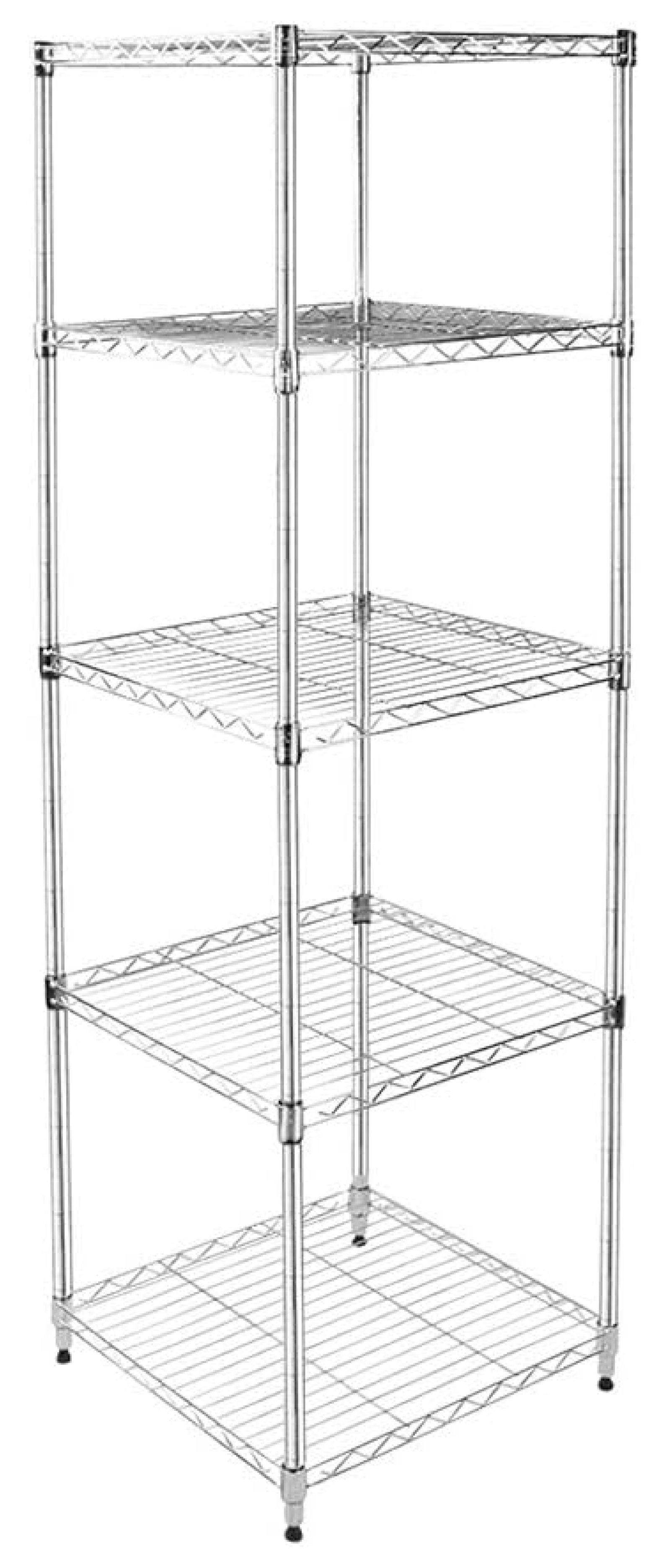 WIRE SHELF 18"X60" CHROME 2 CT DS