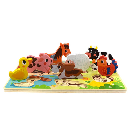 FARM CHUNKY PUZZLE - 8 PIECES
