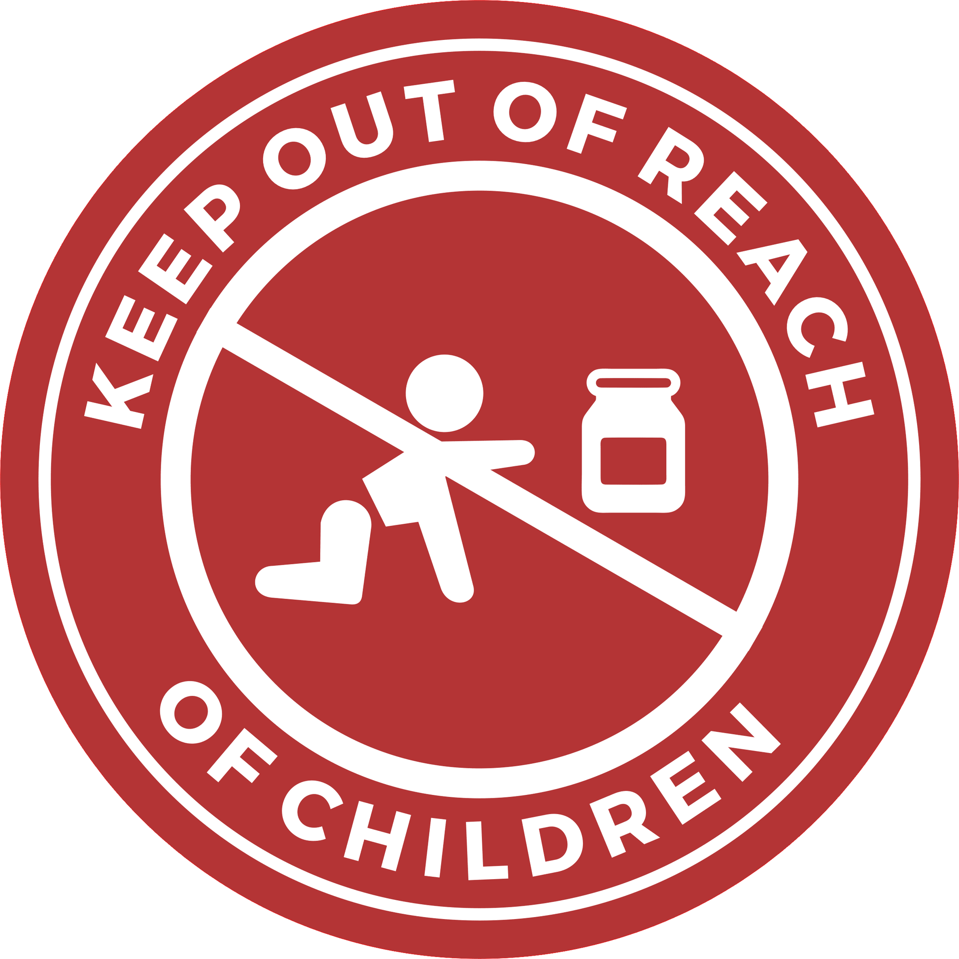 1-19G KEEP OUT OF REACH CHILD LBL1000 DS