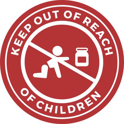 1-19G KEEP OUT OF REACH CHILD LBL1000 DS
