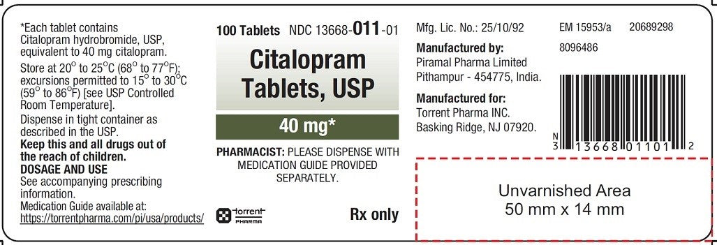 CITALOPRAM TB 10MG 100