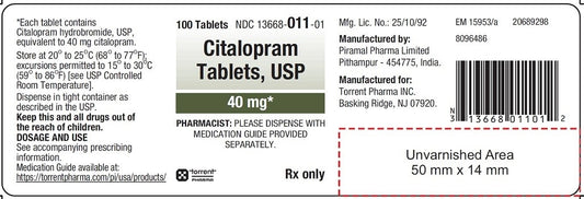 CITALOPRAM TB 10MG 100