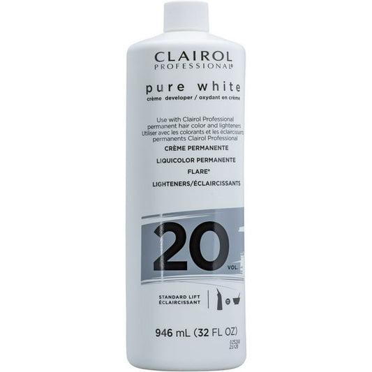 CLAIROL PURE WHT CRM 20VOL  16Z
