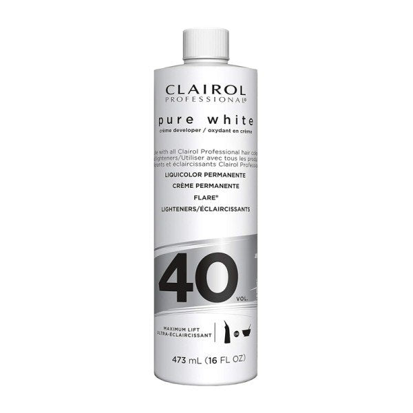 Clairol Pure White 40 Creme Developer Maximum Lift 16oz