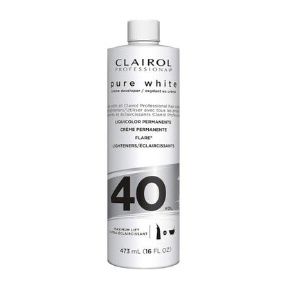 Clairol Pure White 40 Creme Developer Maximum Lift 16oz