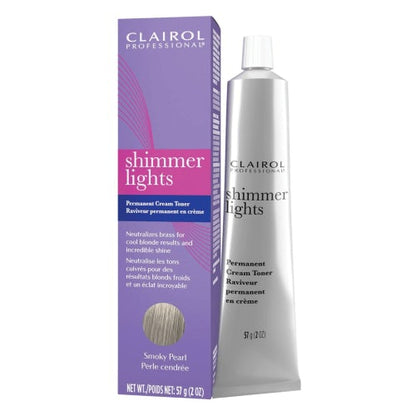 Clairol Shimmer Lights Perm Cream Toner Smoky Pearl 2oz