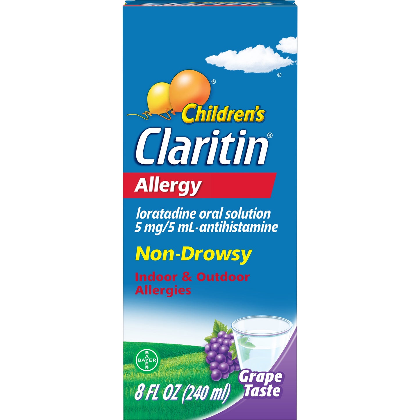 CLARITIN CHILD 24HR GRAPE 5MG CHW 20CT