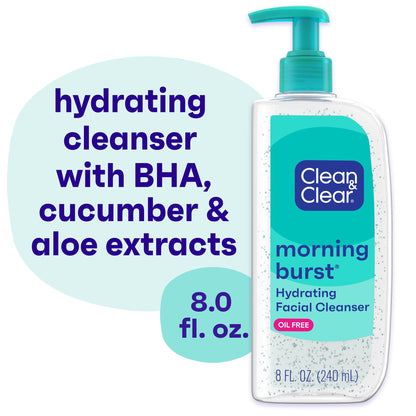 CLEAN&CLEAR MORN BURST FACE CLEANSER 8OZ