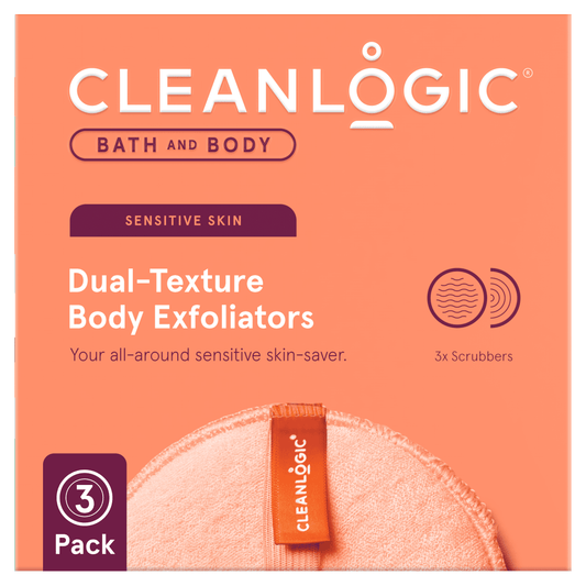 CLEANLOGIC Bath & Body Dual-Texture Body Exfoliator - Assorted