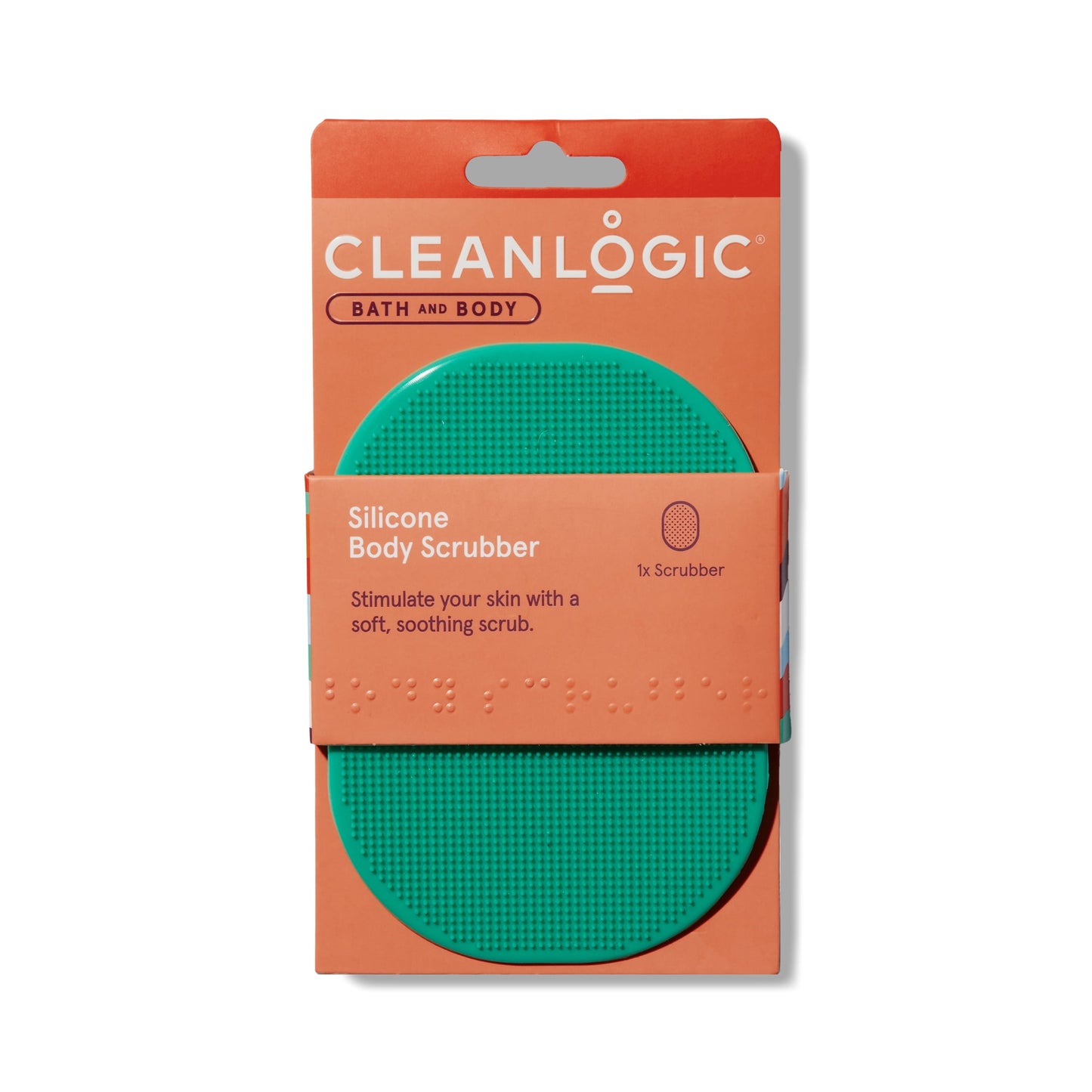 CLEANLOGIC Detoxifying Silicone Facial Scrubbers, 2 count