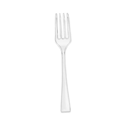 SENSATIONS Plastic Forks - Clear, 24 count