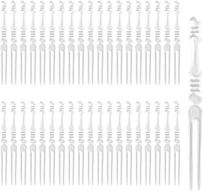 SENSATIONS Plastic Forks - Clear, 24 count