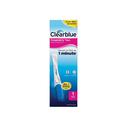 Clearblue Pregnancy Test Rapid Detection 1 Test
