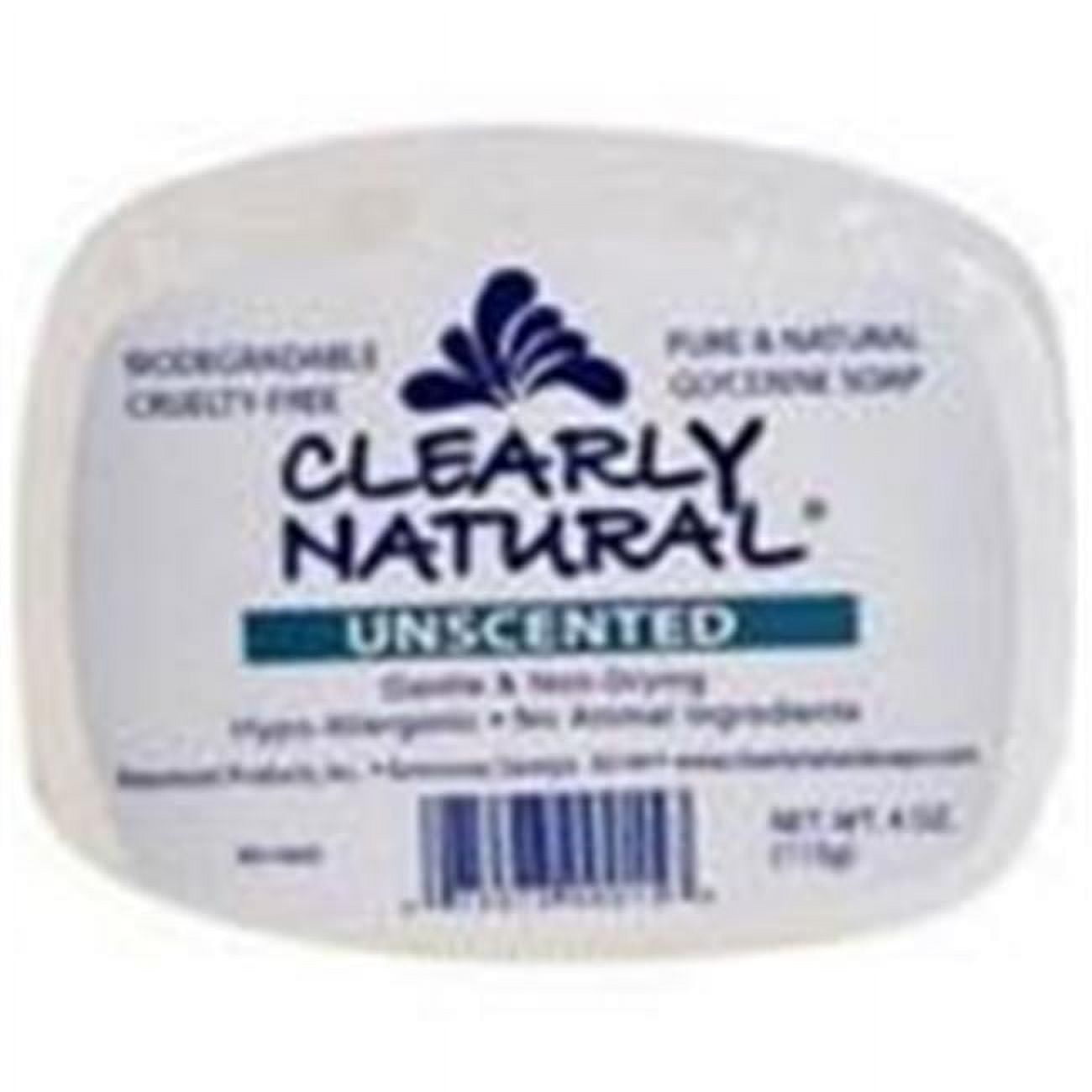CLEARLY NATURAL BAR SOAP,GLYC,UNSCTD,3PK
