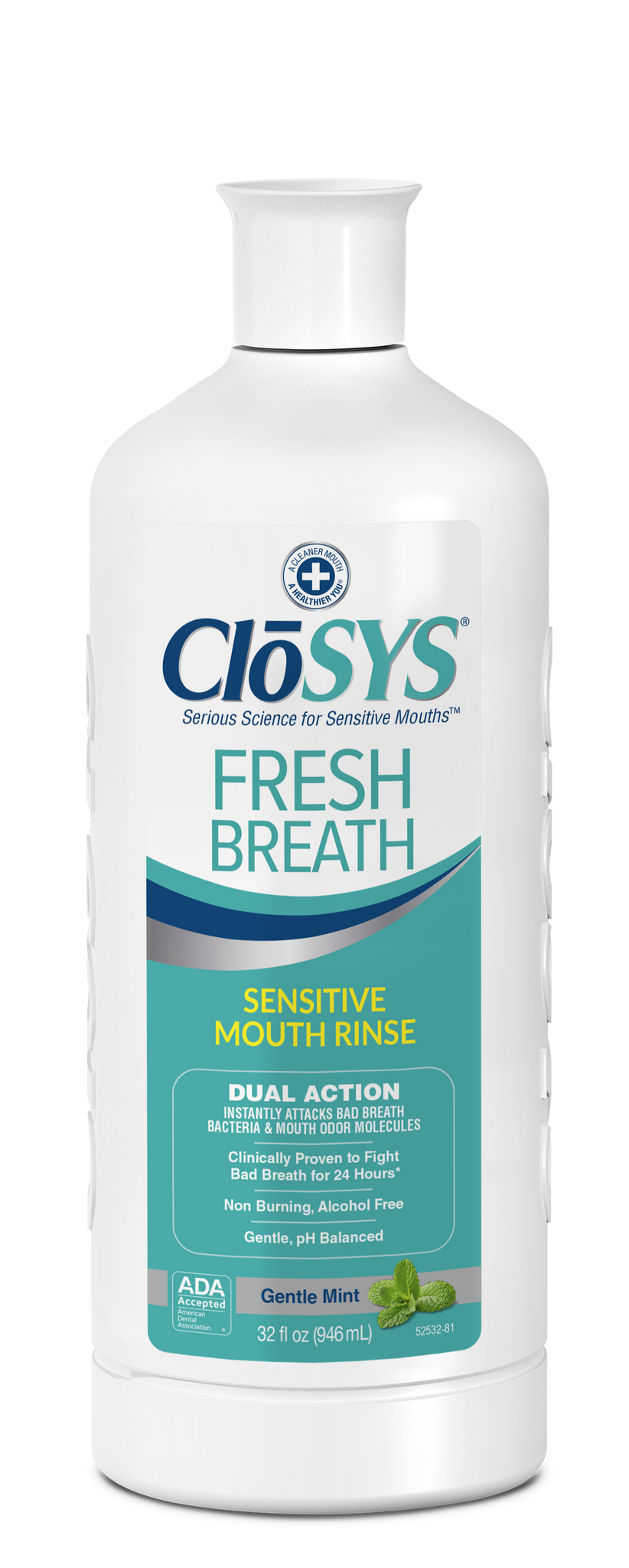 CLOSYS FRESH BREATH MW 946ML MNT