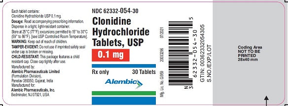 CLONIDINE TB 0.1MG 1000