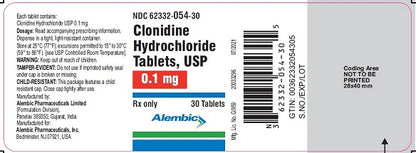 CLONIDINE TB 0.1MG 1000