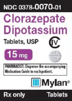 CLORAZEPATE TB 15MG 100        C4