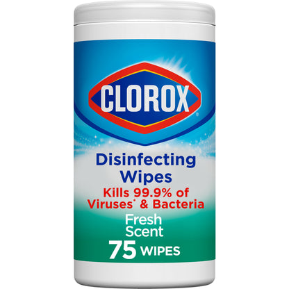 CLOROX Disinfecting To Go Travel Wipes - Fresh, 9 Count