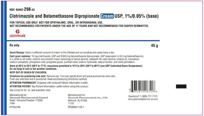 CLOTRIM/BETAMETH CR 1-0.05%  45GM
