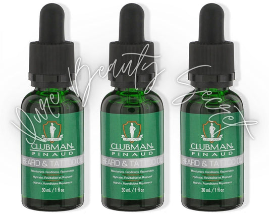 CLUBMAN BEARD & TATTOO OIL 1 OZ