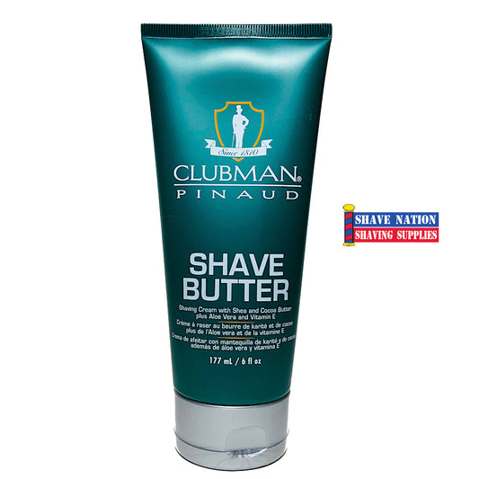 CLUBMAN SHAVE BUTTER        6OZ