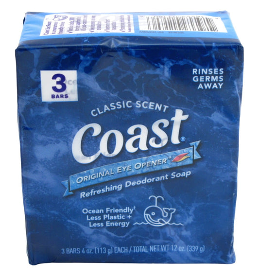 Coast Bath Bars Classic Scent 4oz 8 Count