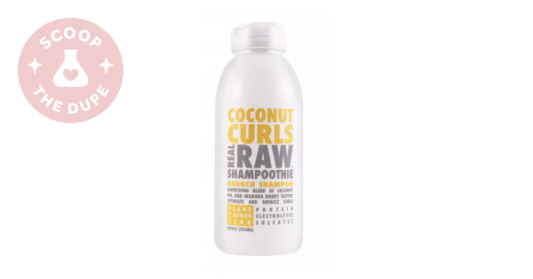 Real Raw Shampoo Coconut Curls Quench 12oz