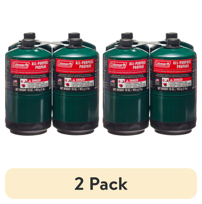 Coleman All-Purpose Propane Fuel Cylinder, 2 pack