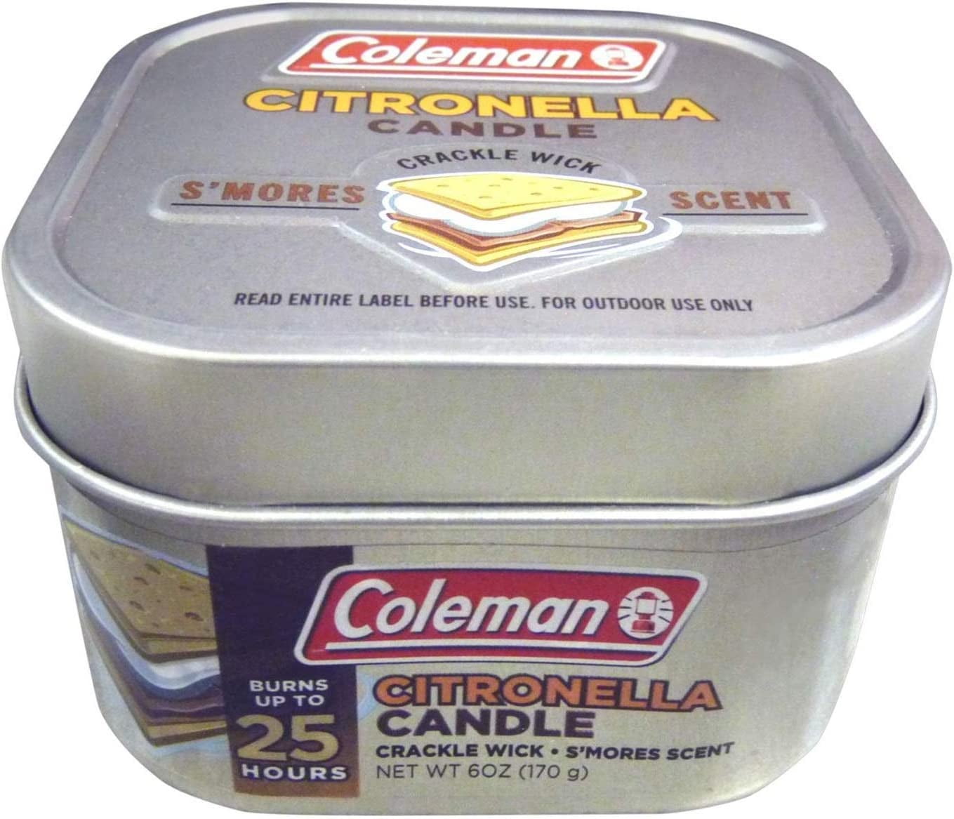 COLEMAN CTRN CNDL 6X6OZ SMORES