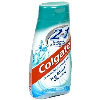 COLGATE 2N1 PS 4.6OZ ICY BLST WH