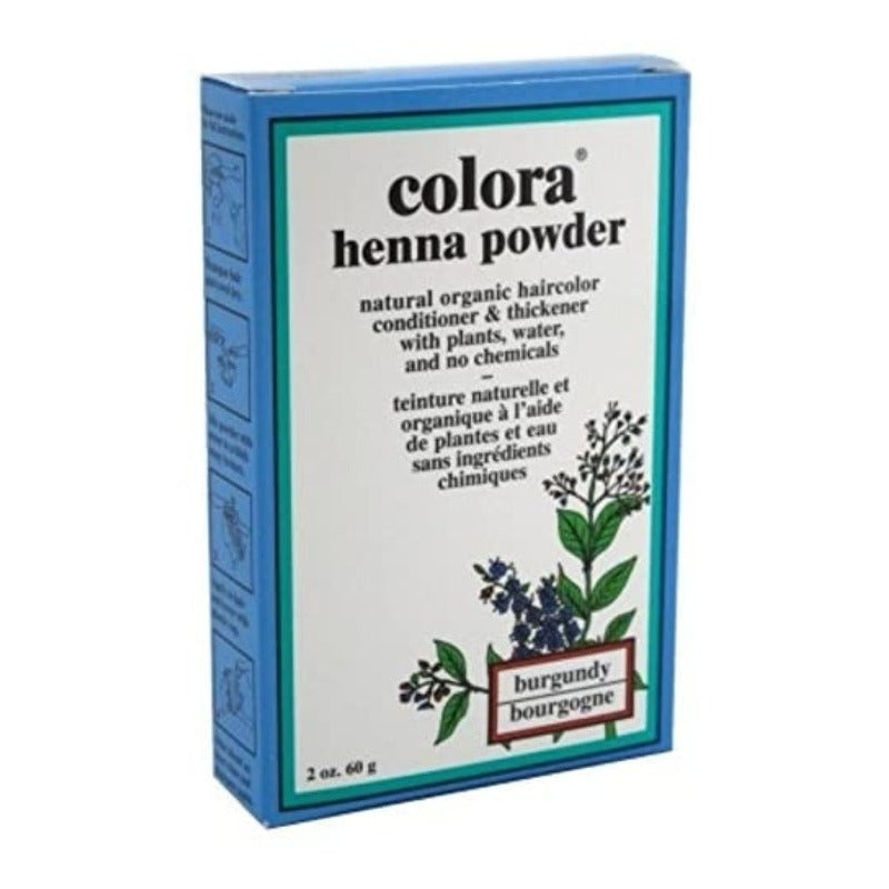 Colora Henna Powder Hair Color Burgundy 2oz