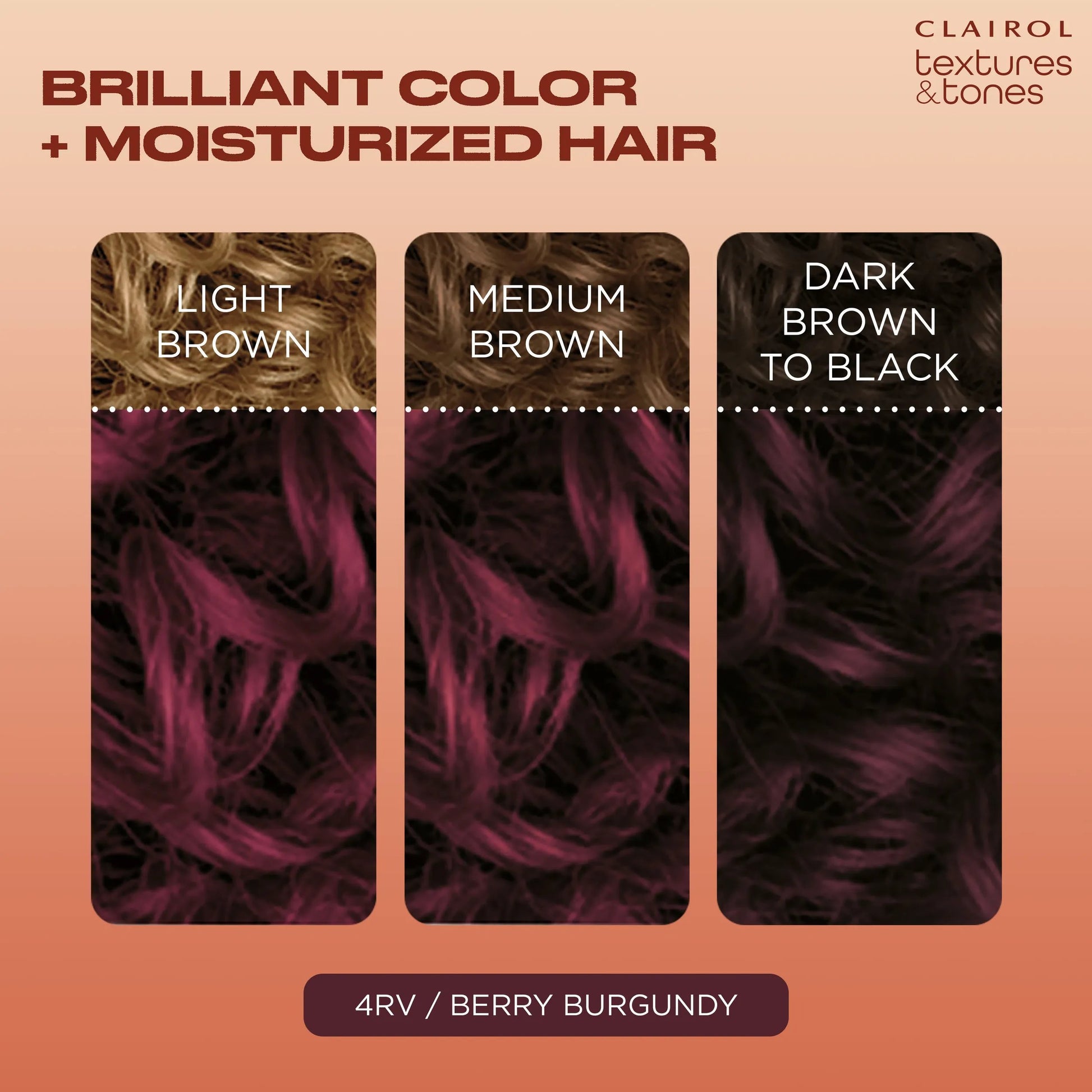Clairol Text & Tone Kit #4Rv Berry Burgundy