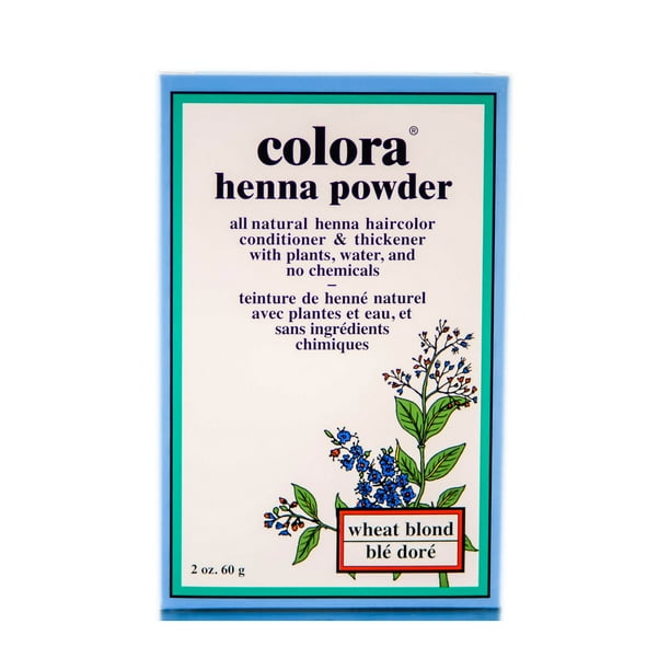 Colora Henna Powder Hair Color Wheat Blonde 2oz