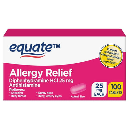 DIPHENHYDRAMINE HCL 25 MG CAP 100 UD